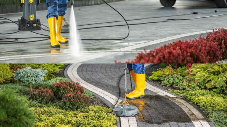 Pressure Washing for Residential Driveways and Walkways